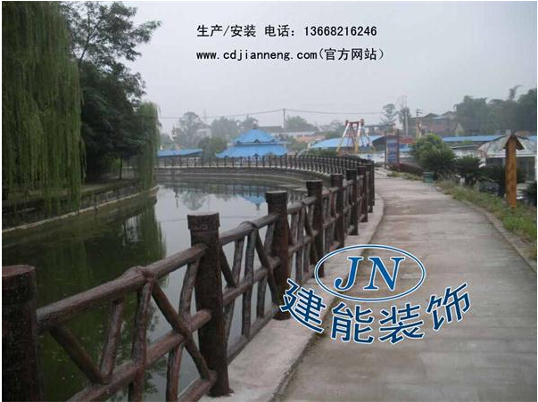 仿樹皮護欄-FM012